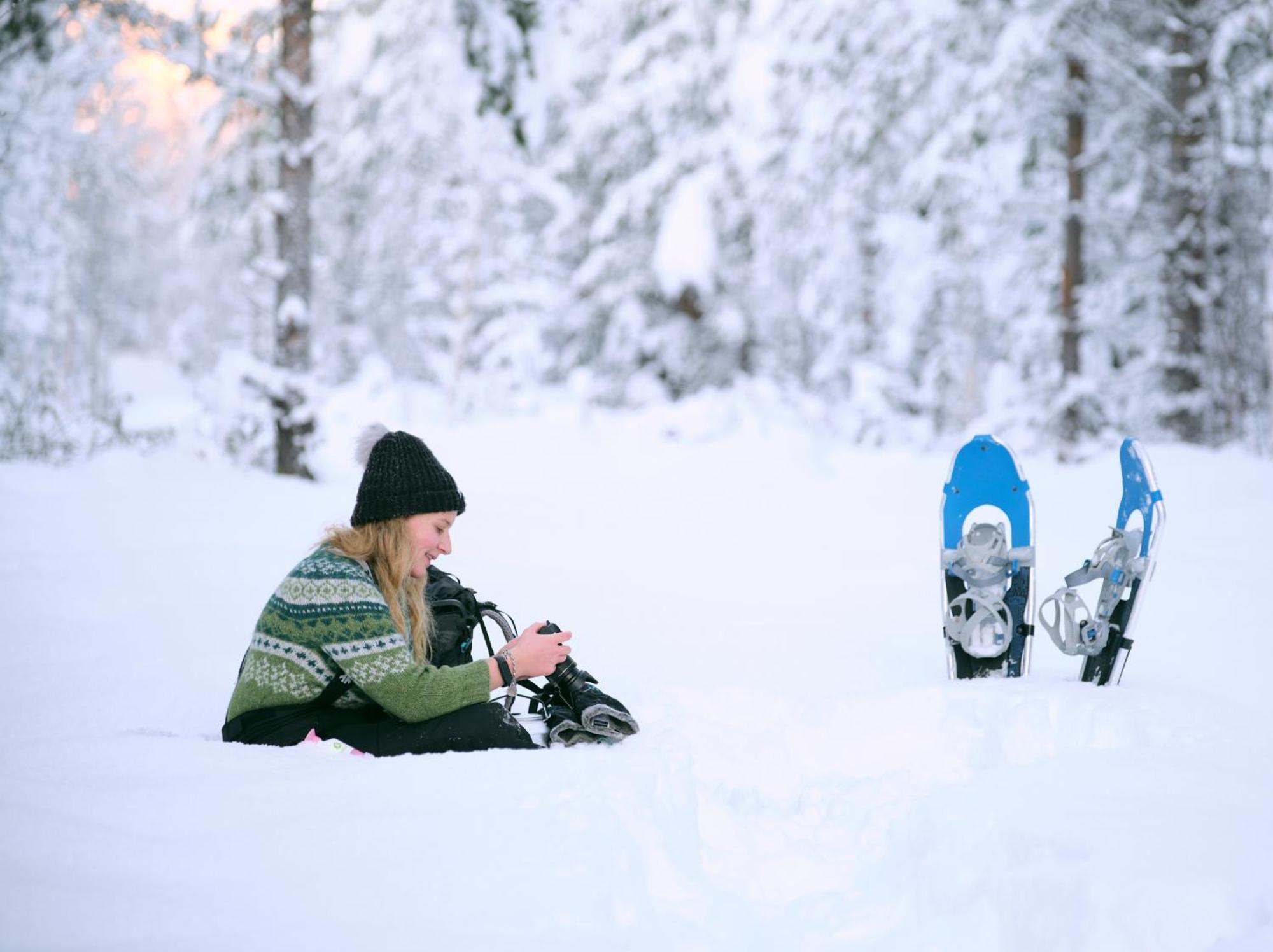 ホテル Langforsen Glamping & Lapland Experience Lapptrask エクステリア 写真