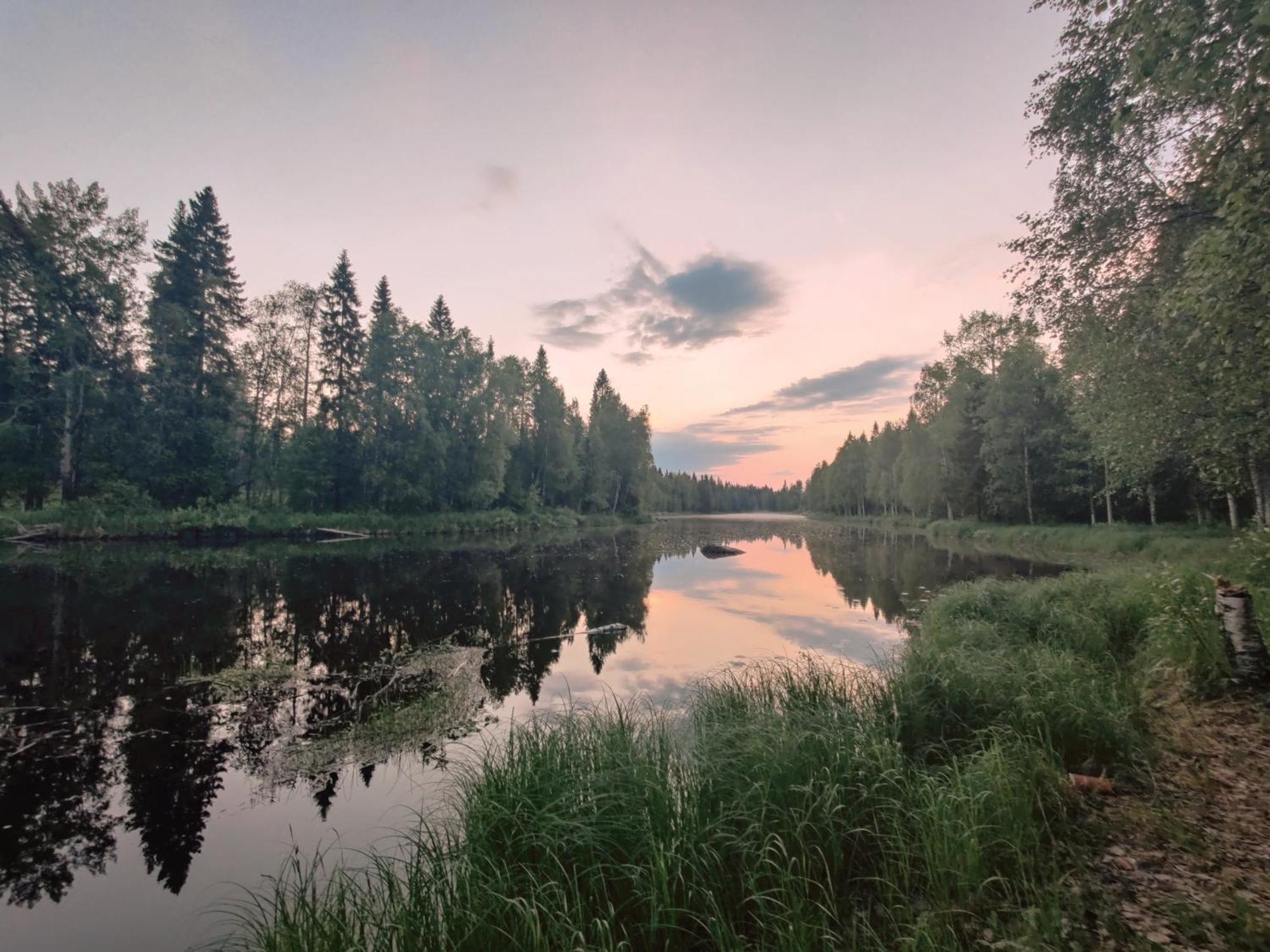 ホテル Langforsen Glamping & Lapland Experience Lapptrask エクステリア 写真