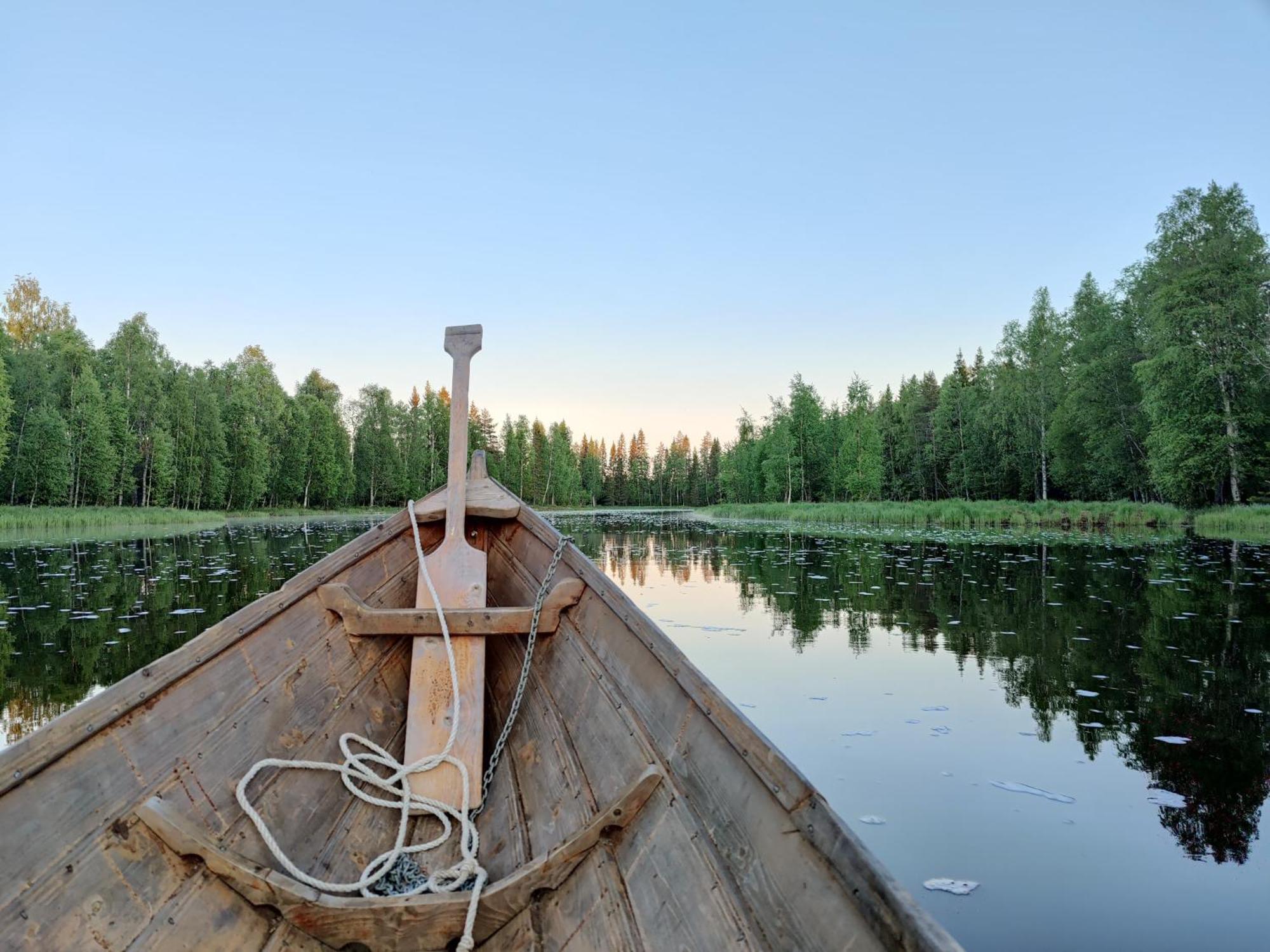 ホテル Langforsen Glamping & Lapland Experience Lapptrask エクステリア 写真